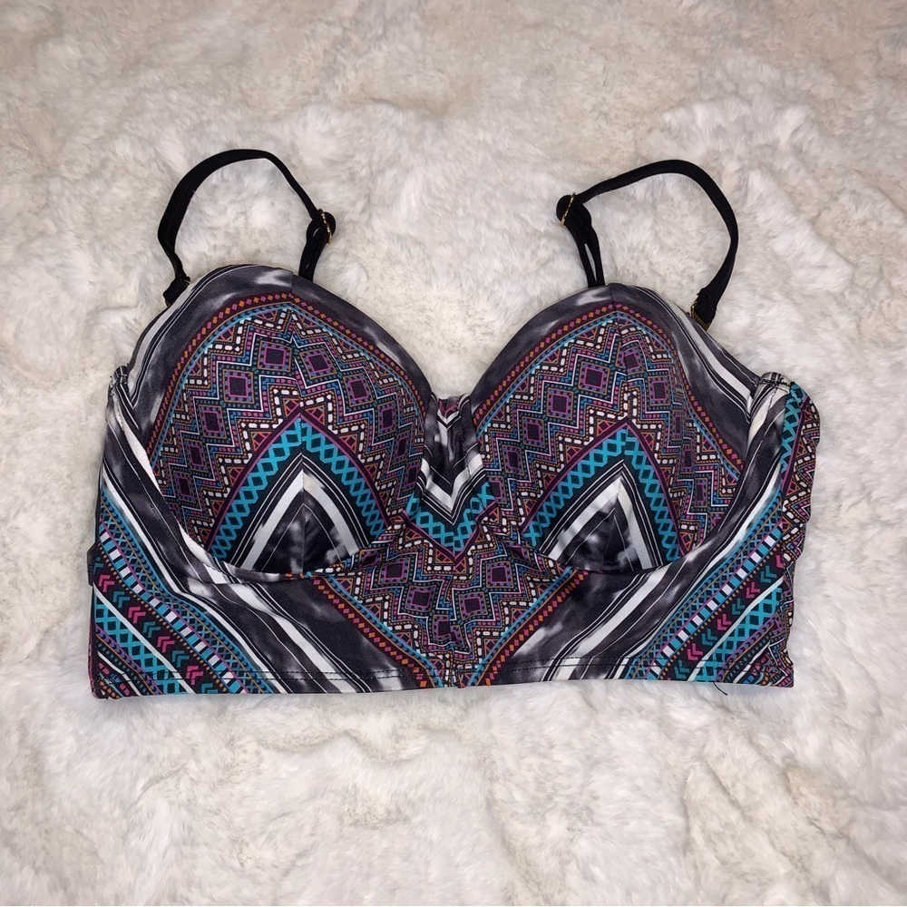 Kenneth Cole Bikini Top, sz S - Picture 2 of 7